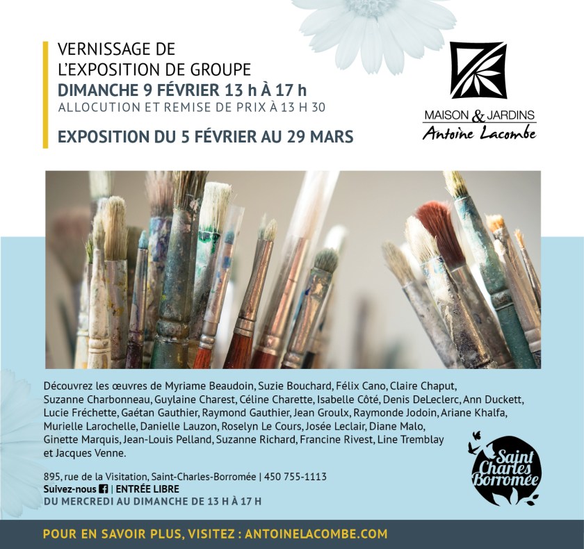 Invitation_electronique exposition de groupe 2020